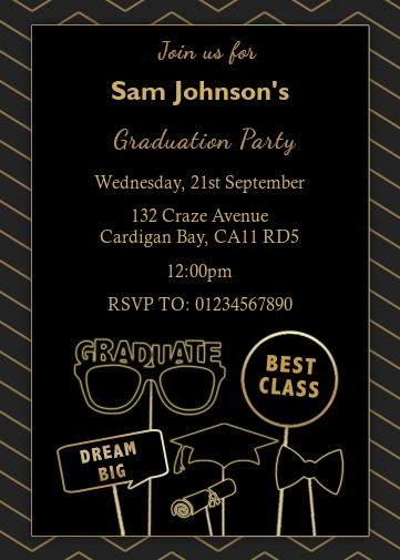 College Graduation Invitation