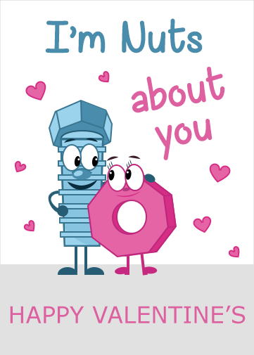 nuts about you valentines day ecards