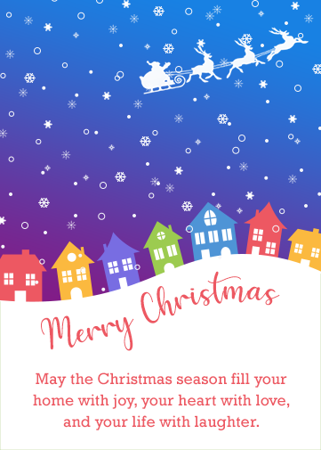 Merry Christmas Cards for the festive season