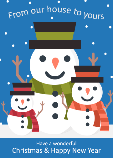 Snowmen Christmas eCard
