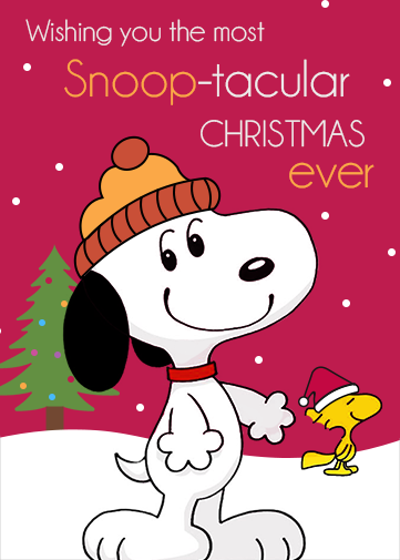 Snoopy Christmas Cards By Email