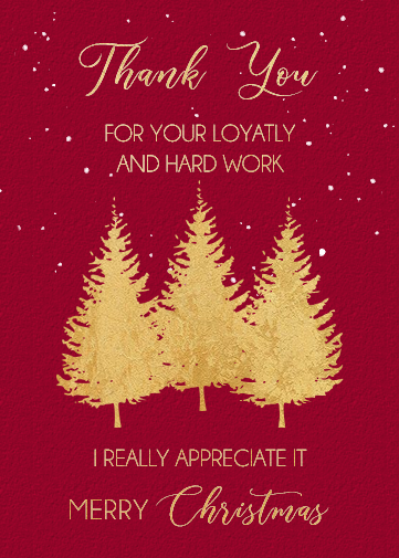 Staff Christmas Cards