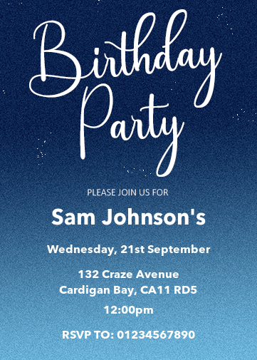 Evite Party Invitations