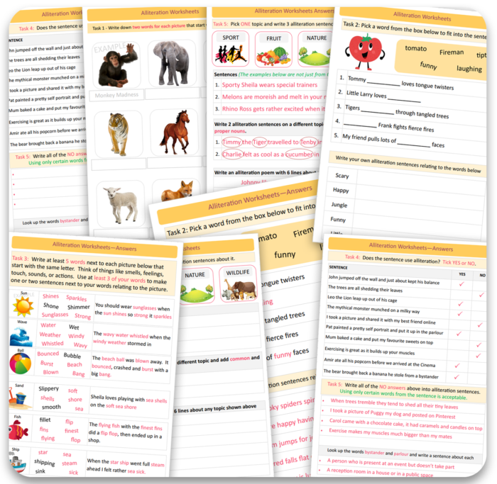alliteration-worksheets-ks2-ks3-primary-school