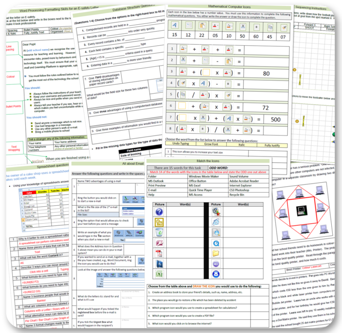 Computing Worksheets