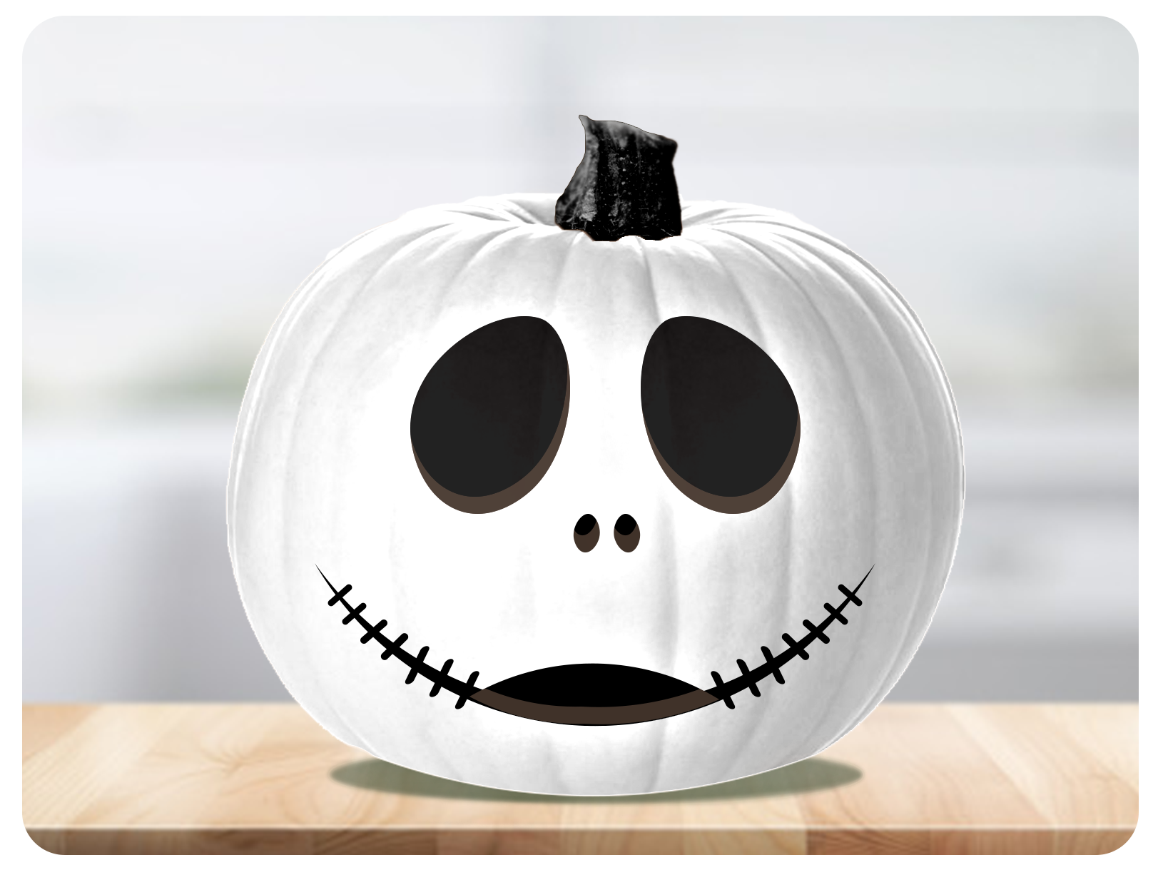 ghost pumpkin face with pumpkin ghost eyes