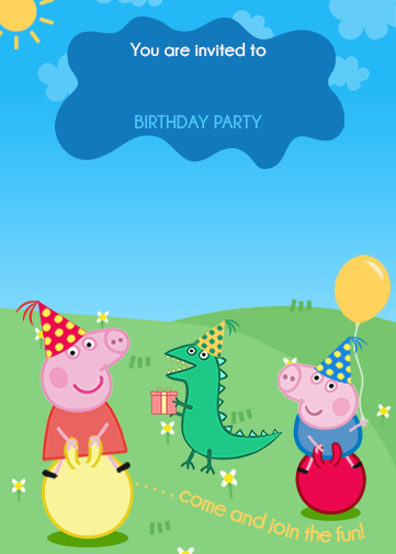 peppa-pig-party-invitations-from-crazecards-personalize-now